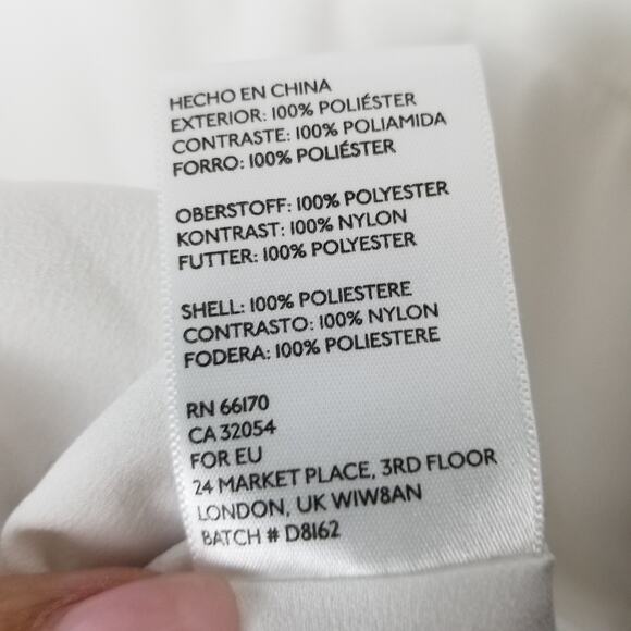 Urban Outfitters Coincidence & Chance White Tiered Mesh Panel Dress - Picture 9 of 9